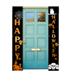 Alternative view of Deurvlaggen Happy Halloween 180 x 30 cm
