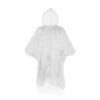 Wegwerp regenponcho wit