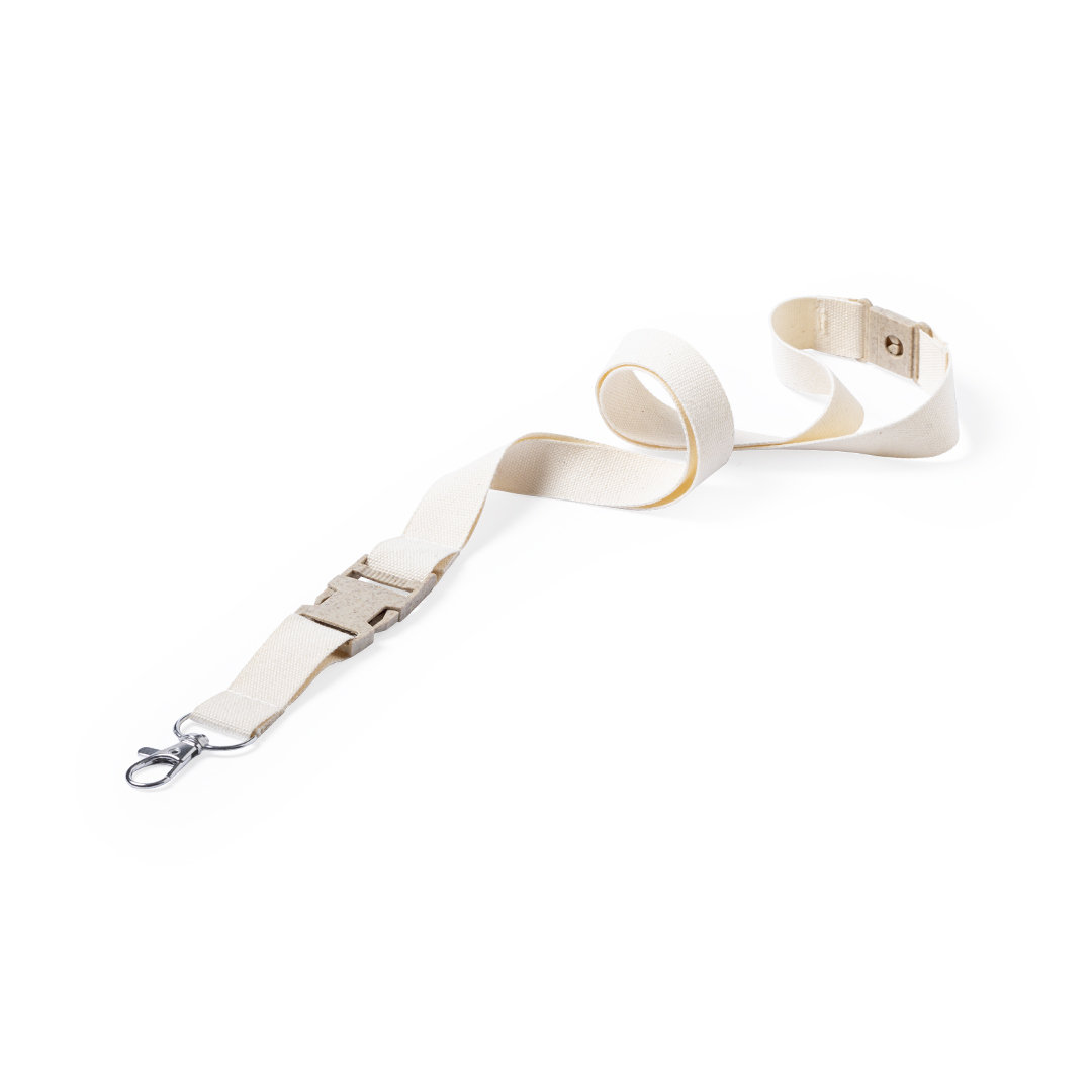 Katoenen keycord beige - Afbeelding 4