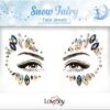 Festival gezicht steentjes - Snow Fairy