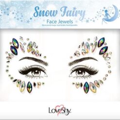 Festival gezicht steentjes - Snow Fairy
