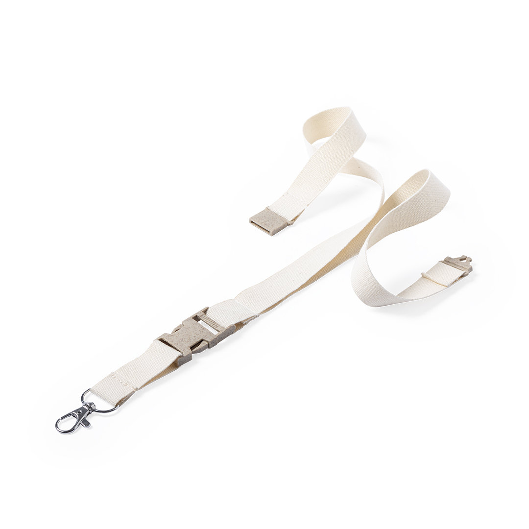 Katoenen keycord beige - Afbeelding 2