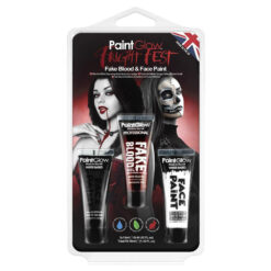 PaintGlow Halloween Fake Blood & Face & body paint set