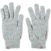 Handschoenen dames lichtgrijs