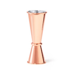 Cocktail jigger barmaatje 50 ml RVS koper