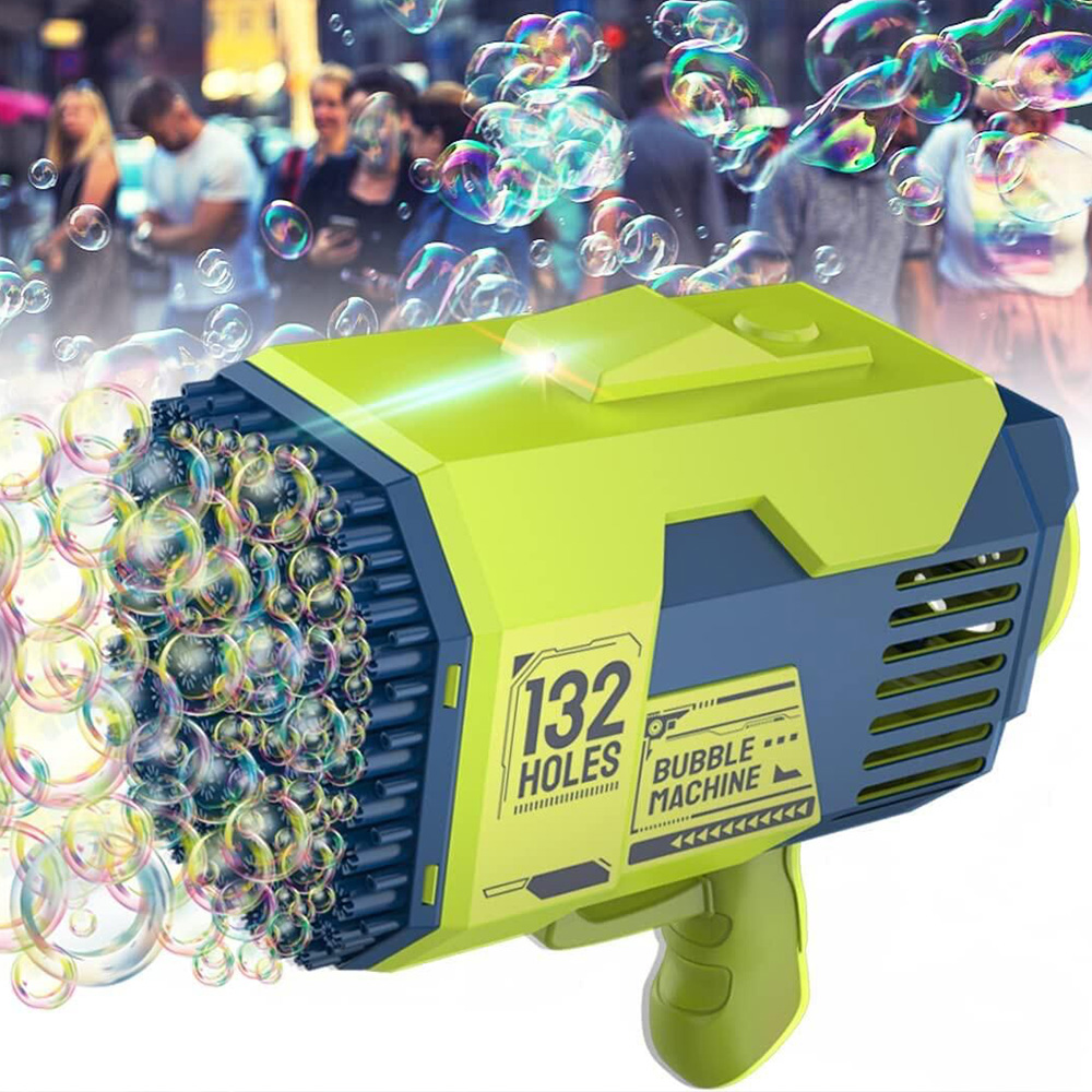 Bubble machine bellenblaas pistool groen - Afbeelding 2