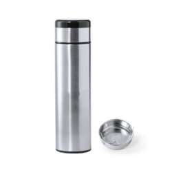 Alternative view of Thermosfles met temperatuurmeter 420 ml