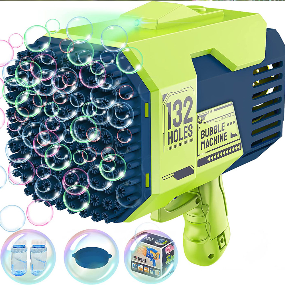 Bubble machine bellenblaas pistool groen - Afbeelding 3