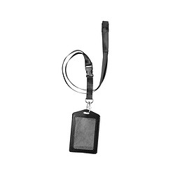 Alternative view of Keycord met badgehouder zwart