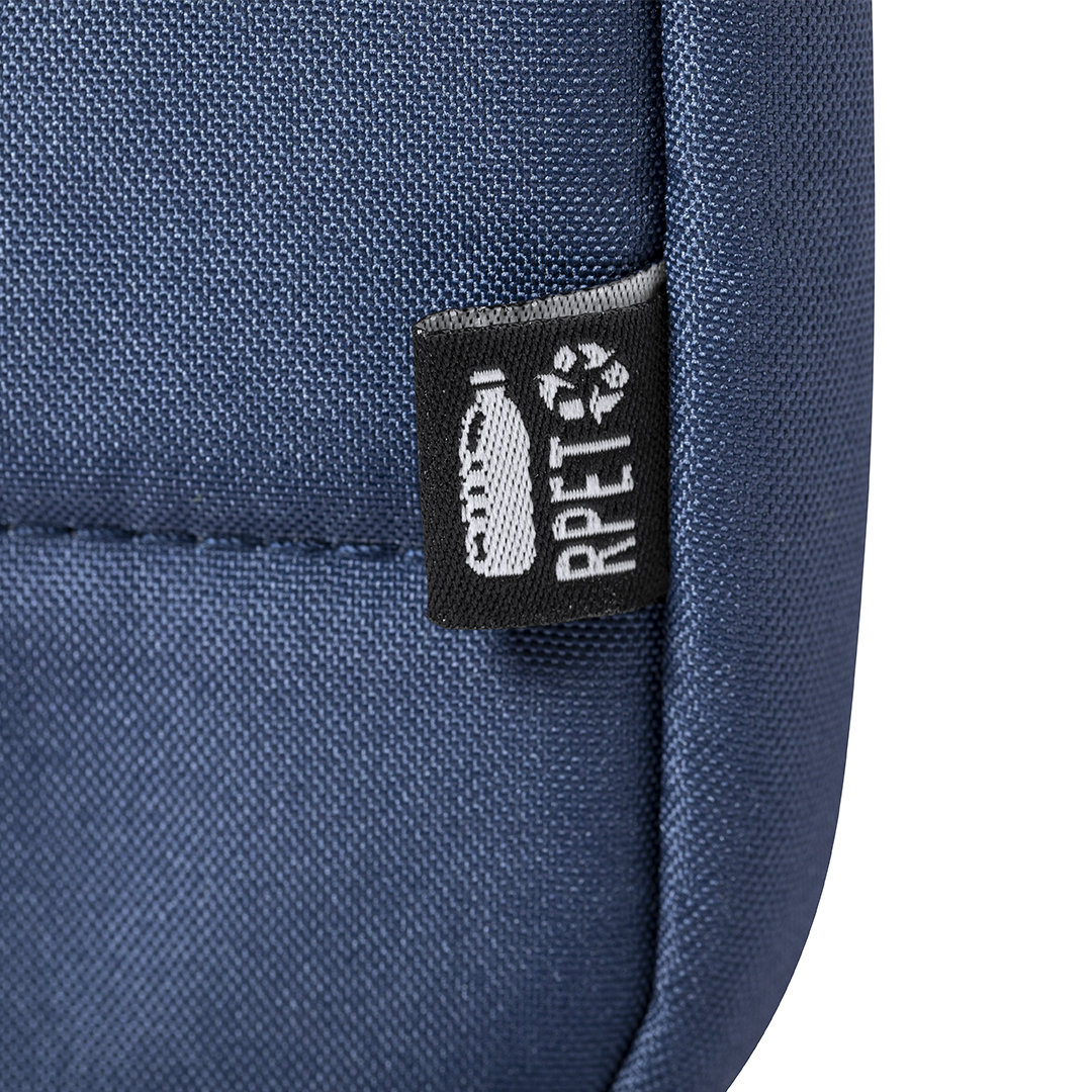 Laptophoes RPET polyester donkerblauw - Afbeelding 3