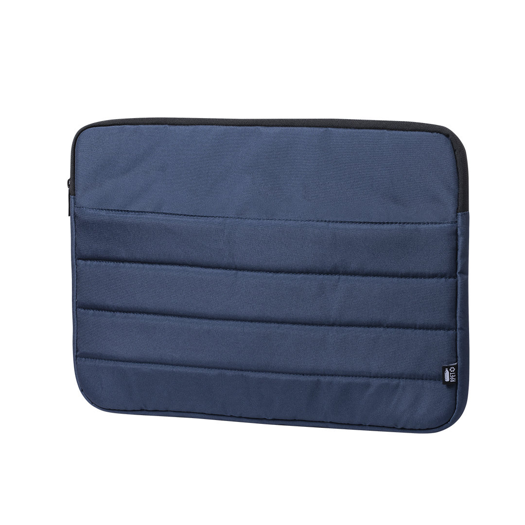 Laptophoes RPET polyester donkerblauw - Afbeelding 2