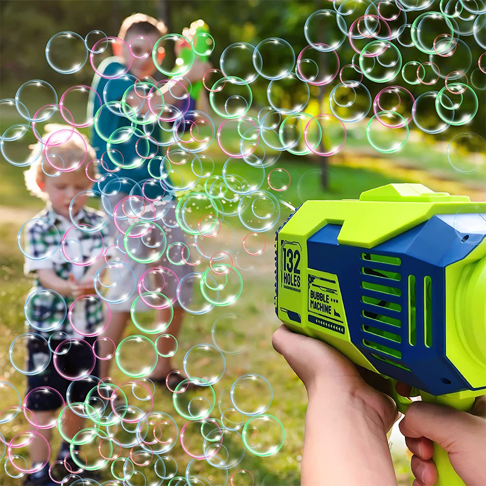 Bubble machine bellenblaas pistool groen - Afbeelding 6