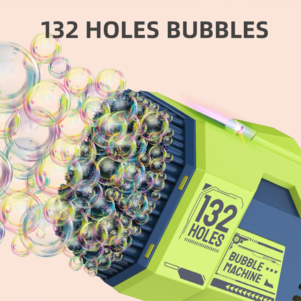 Bubble machine bellenblaas pistool groen - Afbeelding 5