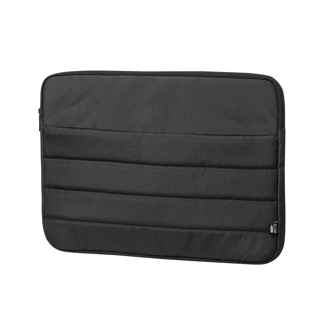 Laptophoes RPET polyester zwart - Afbeelding 2