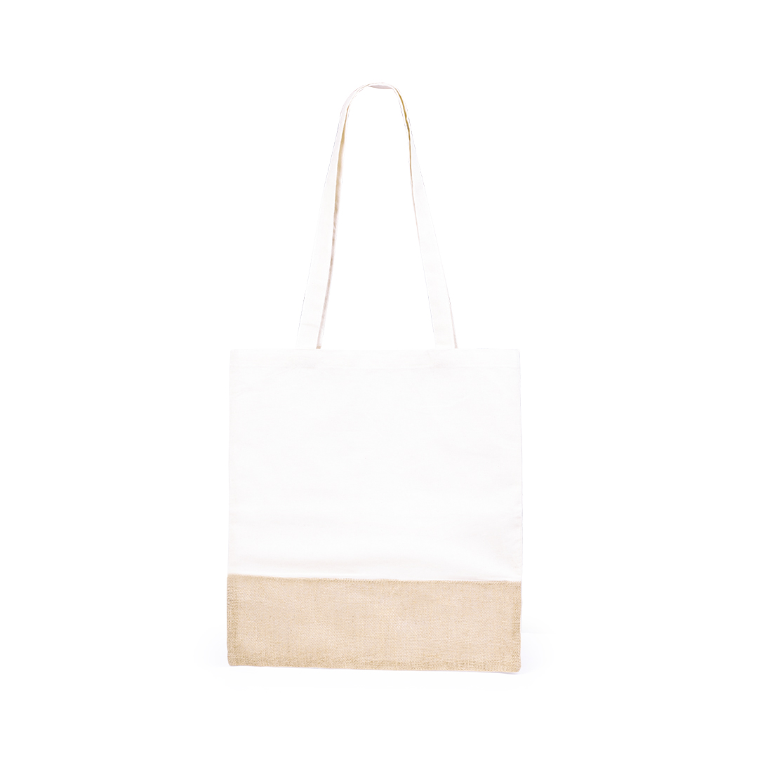 Draagtas eco-vriendelijk beige/bruin - Afbeelding 2