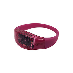 Sound activated LED armbandje roze