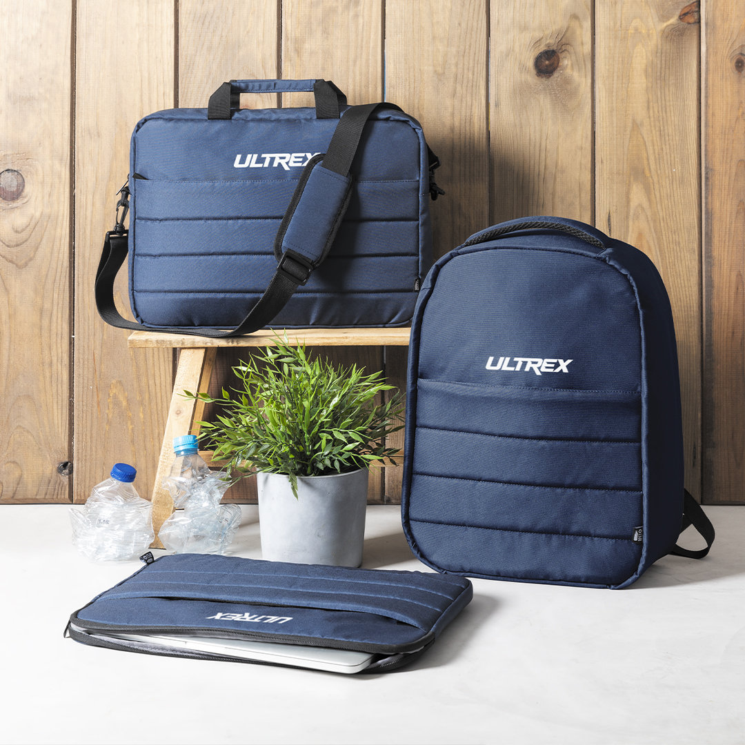 Laptophoes RPET polyester donkerblauw - Afbeelding 4