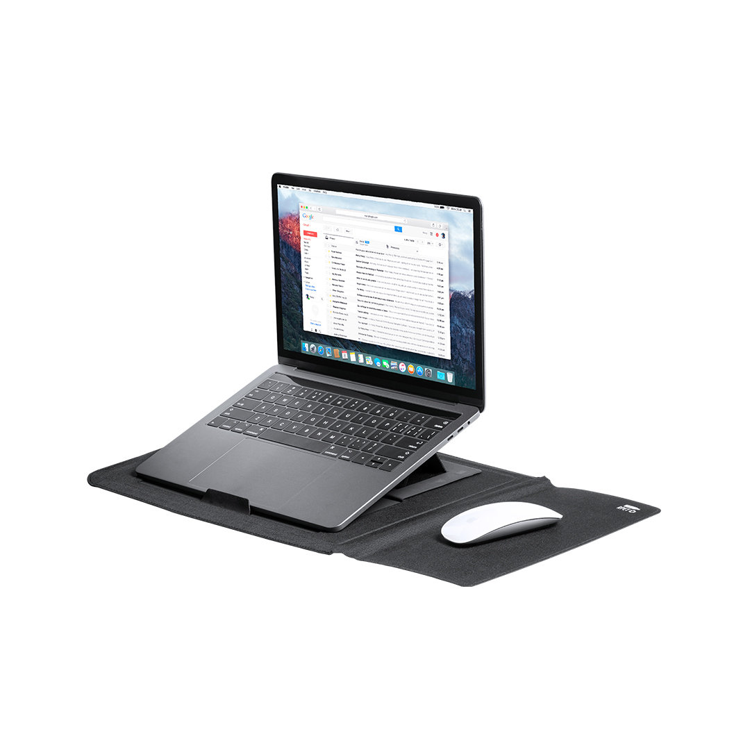Laptophoes multifunctioneel RPET zwart - Afbeelding 7