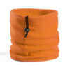 Nekwarmer fleece oranje