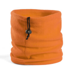 Nekwarmer fleece oranje