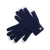 Touchscreen handschoenen RPET/polyester donkerblauw
