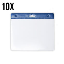 Badgehouder blauw 10 stuks