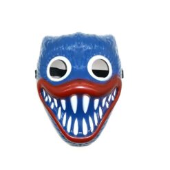 Huggy monster LED masker blauw