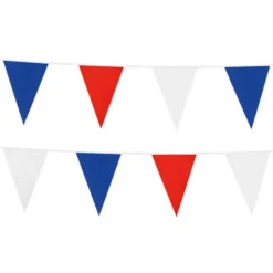 Vlaggenlijn 10 meter | rood-wit-blauw
