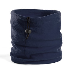 Nekwarmer fleece donkerblauw