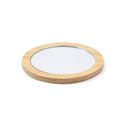 Alternative view of Zakspiegel bamboe beige 6,9 cm