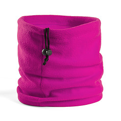 Nekwarmer fleece roze