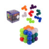 Magnetische puzzel kubus multicolor
