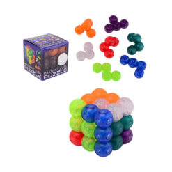 Magnetische puzzel kubus multicolor