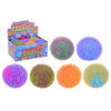 Fluffy squeeze ball 23 cm multicolor