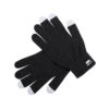 Touchscreen handschoenen RPET/polyester zwart