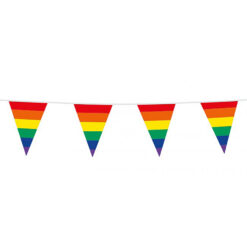 Vlaggenlijn regenboog LGBT pride 10 meter