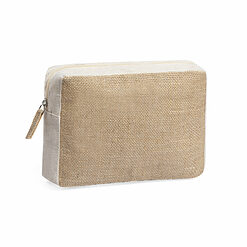 Jute toilettas met katoen