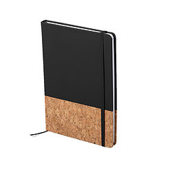 A5 notitieboek kurk zwart