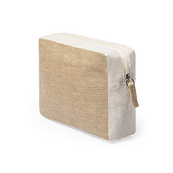 Alternative view of Jute toilettas met katoen