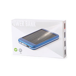 Alternative view of Solar powerbank 4000 mAh blauw
