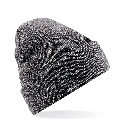 Gebreide muts polyester donkergrijs