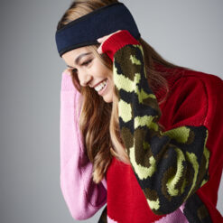 Alternative view of Fleece hoofdband navy maat L/XL