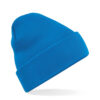 Gebreide muts polyester blauw