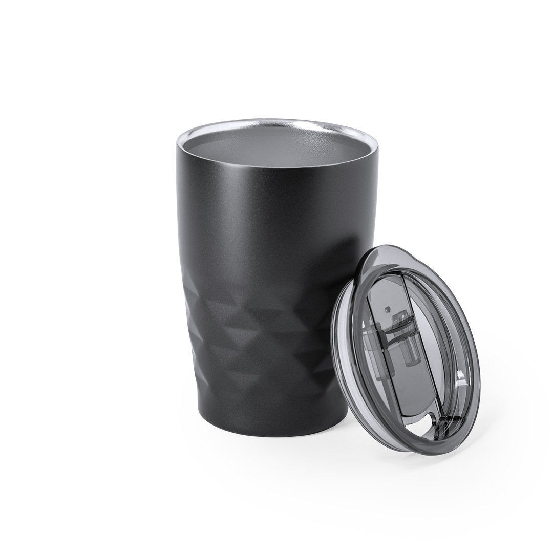 Thermosbeker RVS 350 ml zwart - Afbeelding 3