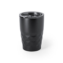 Thermosbeker RVS 350 ml zwart