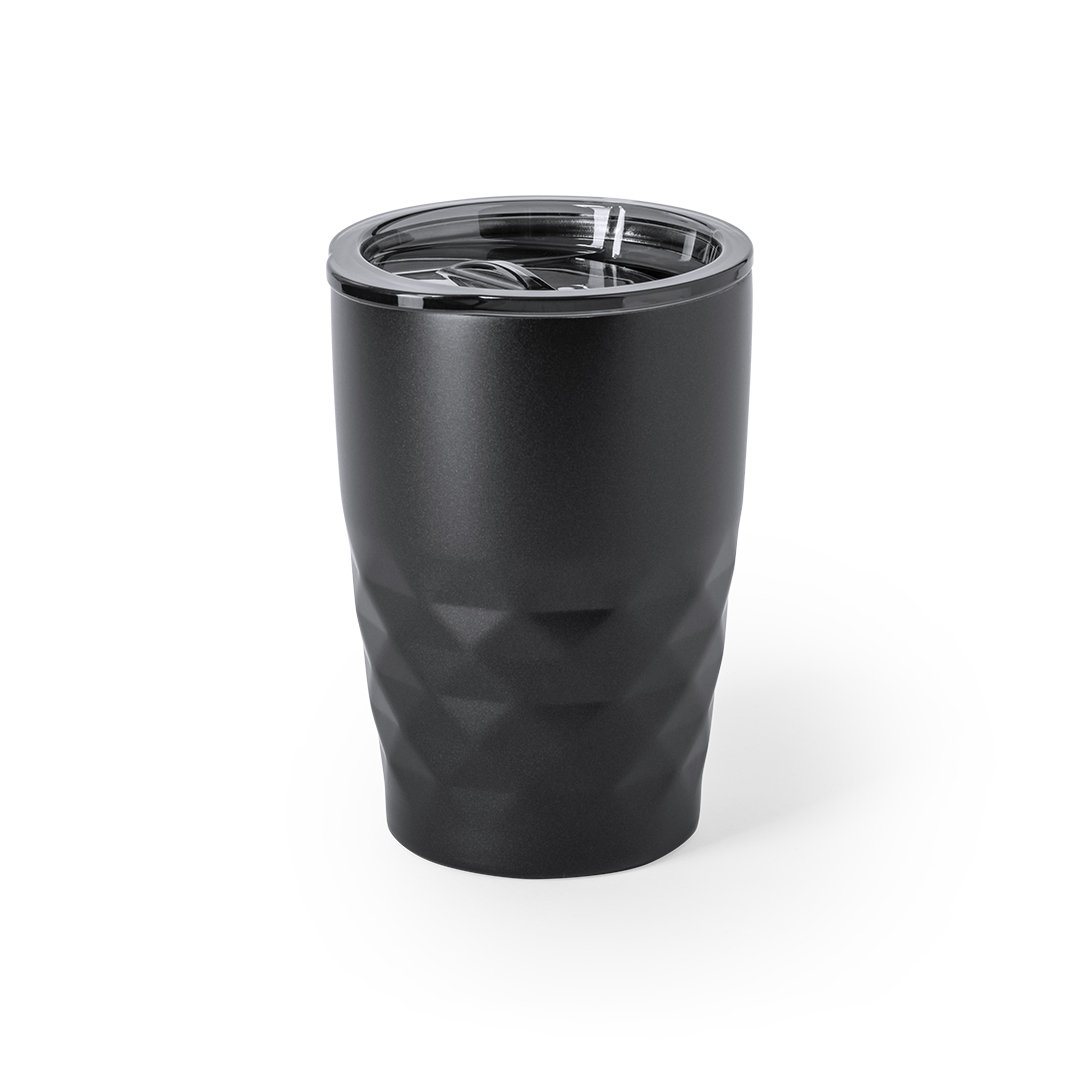 Thermosbeker RVS 350 ml zwart