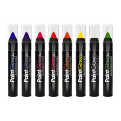 Alternative view of UV Face & Body paint stick set 8 stuks