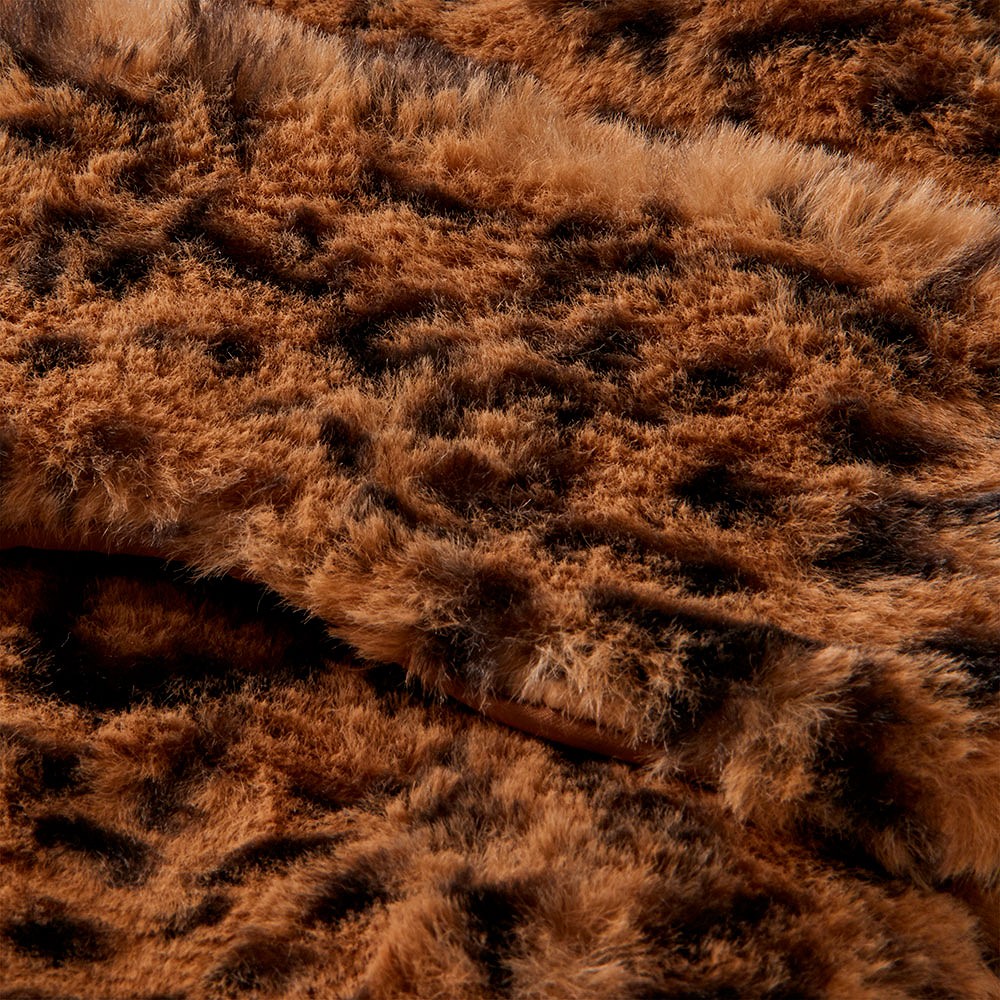 Kruik met slaapmasker panterprint bruin - Afbeelding 4