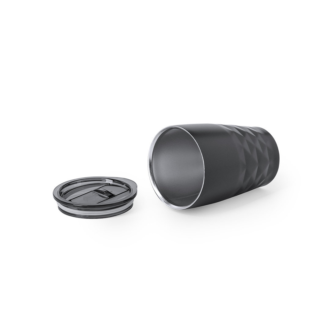 Thermosbeker RVS 350 ml zwart - Afbeelding 4