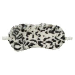 Alternative view of Kruik met slaapmasker panterprint wit